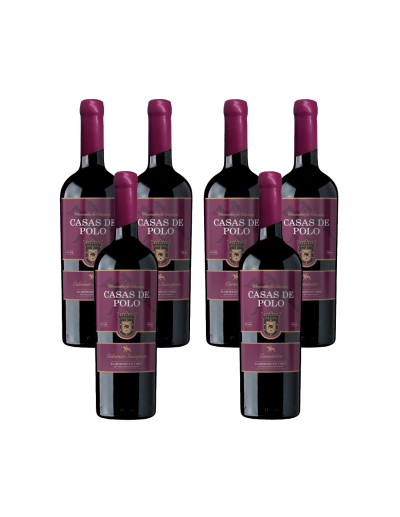 Pack Mix 6 Casas de Polo Super Premium Carmenere y Cabernet