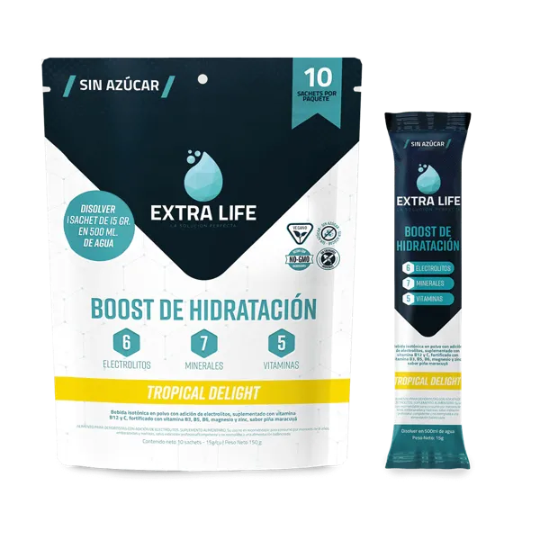 10x Sachet Extra Life Tropical Delight