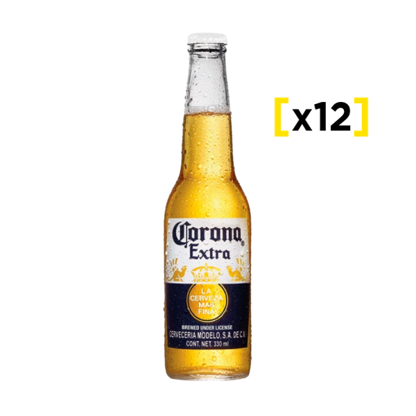 Cerveza Corona botella 330 CC x12