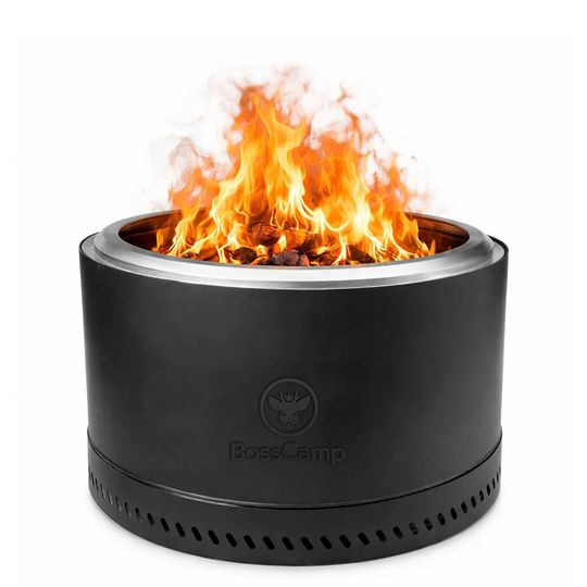 Brasero Bosscamp Sin Humo Fireboss Inferno XL 68 cm · Black