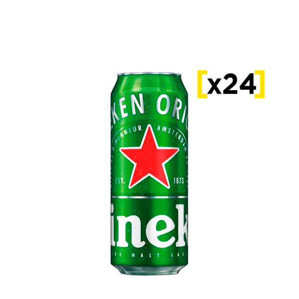 Cerveza Heineken lata 470 CC x24