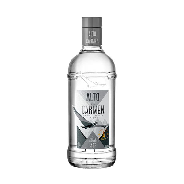 Pisco Alto del Carmen Transparente 40 750 CC