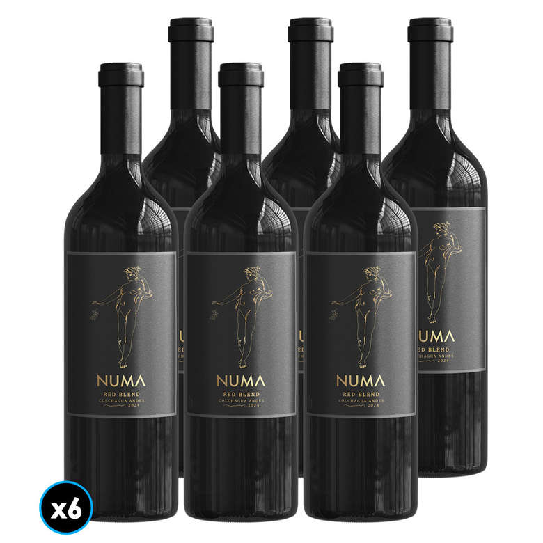 CAJA VINO NUMA: 6x Vino Numa Gran Reserva Red Blend 750cc
