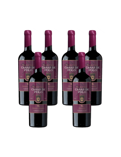 Pack Mix 6 Casas de Polo Super Premium Carmenere y Cabernet