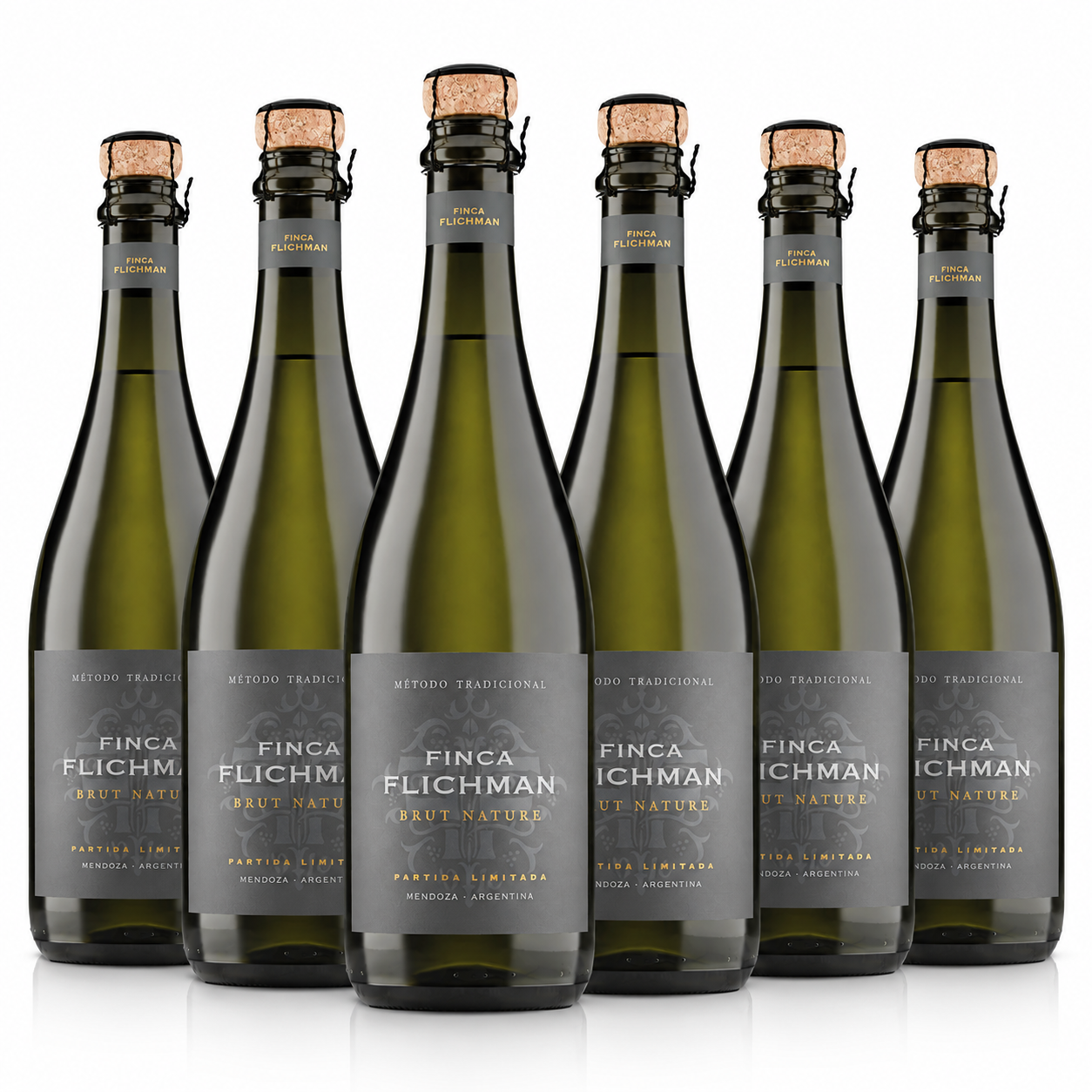 PACK 6 BOTELLAS FINCA FLICHMAN BRUT NATURE